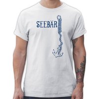 Shirtracer T-Shirt Seebär Anker Boot & Schiff Deko von Shirtracer