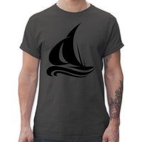 Shirtracer T-Shirt Segelboot Wellen Boot & Schiff Deko von Shirtracer