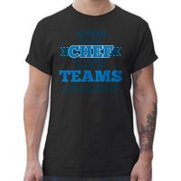 Shirtracer T-Shirt Stolzer Chef eines fantastischen Teams Shirt Beruf und Job Geschenke von Shirtracer