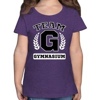 Shirtracer T-Shirt Team Gymnasium Einschulung Mädchen von Shirtracer