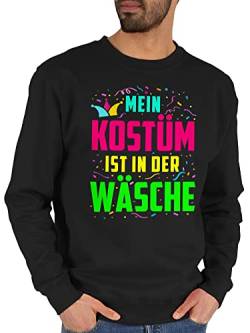 Sweater Pullover Sweatshirt Herren Damen - Karneval & Fasching - Mein zu Kostüm ist in der Wäsche - XXL - Schwarz - erwachsene frauen und. kölscher 2023 karneval+fasching &fasching koeln costüm von Shirtracer