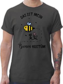 T-Shirt Herren - Karneval & Fasching - Das ist Mein Bienen Kostüm - 3XL - Dunkelgrau - t Shirts männer Tshirt sprüche t- Shirt karnevalsshirt Karneval& für Oberteil koelner tischert Jeck von Shirtracer