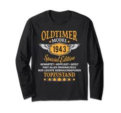 80. Geburtstag Mann, Oldtimer Baujahr 1943, Herren Langarmshirt von Shirts of Heaven