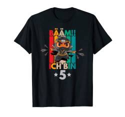 Bääm, Ich bin 5. Geburtstag, Ninja Motiv Jungen T-Shirt von Shirts of Heaven