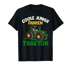 Coole Jungs fahren Traktor, Trecker, Landwirtschaft Sprüche T-Shirt von Shirts of Heaven