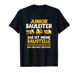 Junior Bauleiter, meine Baustelle Outfit, Witziges Sohn T-Shirt von Shirts of Heaven