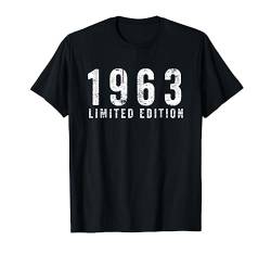 Limited Edition 1963, 60. Geburtstag Mann Geschenk T-Shirt von Shirts of Heaven