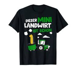 Mini-Landwirt, 1. Geburtstag Junge, Traktor, & Treckerfahrer T-Shirt von Shirts of Heaven