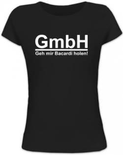 Shirtstreet24, GEH' Mir Bacardi Holen! Lady/Girlie Funshirt Fun Shirt, Größe: XL,schwarz von Shirtstreet24
