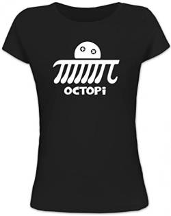 Shirtstreet24, Octopi, Lady/Damen/Frauen Fun T-Shirt, Größe: XL,schwarz von Shirtstreet24