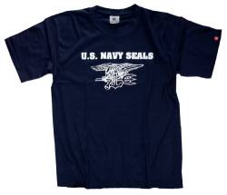 Shirtzshop Erwachsene Original Seals II T-Shirt, Navy, M von Shirtzshop