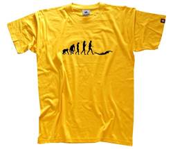 Standard Edition Schwimmer Evolution T-Shirt Gelb XXL von Shirtzshop