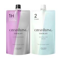 Shiseido Professional Crystallizing Straight H1+H2 For Coarse or Resistant Hair 400g+400g by Unknown von Shiseido
