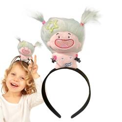 Shitafe Plüsch-Puppen-Stirnband, Puppen-Haarreif,Plüsch-Sternbild-Puppen-Haarband | Kinder-Haargummis, Haar-Accessoires, Puppen-Haar-Stirnbänder für Kinder, Mädchen, Kinder von Shitafe