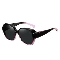 Shitafe Polarisierte Sonnenbrillen für Damen, polarisierte Sonnenbrillen mit Überbrille - Wrap-Around-Fitover für Männer | Face Shadow Polarisierte Snap Shades Sonnenbrille, leicht von Shitafe