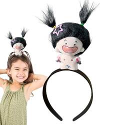 Shitafe Puppenhaarband, Plüschpuppenstirnband | Haarband aus Plüsch-Cartoon-Puppe | Niedliche Haarreifen für Styling, Make-up, modisches Plüschpuppen-Haarband für Mädchen, Kinder von Shitafe