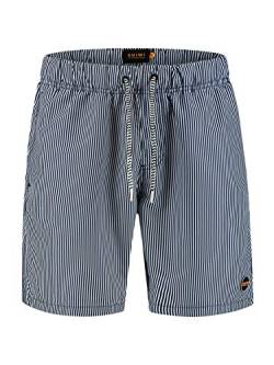 Shiwi Herren Badeshorts Skinny Stripe dunkelblau XL von Shiwi