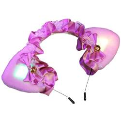Shntig Moderne LED-Stirnbänder für Halloween, Haarschmuck mit Leuchteffekt, fügen Sie Ihren Look auf Partys und Tanzen hinzu, LED-Stirnbänder von Shntig
