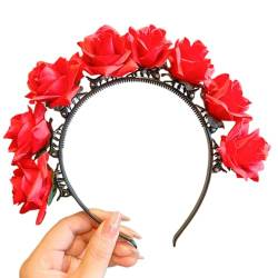 Stirnband mit Blumenmotiv für den Frühling, Boho-Stil, Kranz, Strandblumen, Girlanden, Hochzeit, Blume, Haarreifen für Frauen und Mädchen, Haarkränze von Shntig