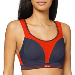 Shock Absorber Damen Ultimate Run Bra Sport-BH, Mehrfarbig (Grenadine/Gris Ardoise 08s), 70A (Herstellergröße: Taille Fabricant 85A) von Shock Absorber