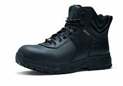 Shoes for Crews Guard Mid, Sicherheitsschuhe CE-zertifiziert S3 HRO WR SRC, Unisex Arbeitsstiefel mit rutschfester Außensohle, Wasserabweisende Sichere Arbeitsschuhe für Herren und Damen von Shoes for Crews
