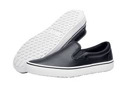 Shoes for Crews Merlin – Bequeme Slipper aus Leder, gepolsterte Einlegesohlen, Rutschhemmende Laufsohle für den Arbeitsalltag – für Damen und Herren von Shoes for Crews