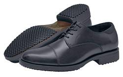 Shoes for Crews Senator – Bequeme Berufsschuhe aus Leder, gepolsterte Einlegesohlen, Rutschhemmende Laufsohle, klassischer Stil für Büro – für Herren von Shoes for Crews
