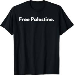 Short Free Palestine Shirt für Damen und Herren Gaza T-Shirt, Schwarz , M von Short