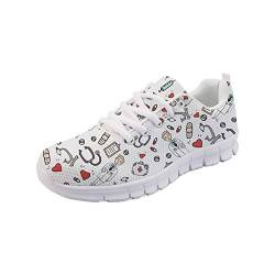 Showudesigns Damen Laufschuhe Sportschuhe Trainers Running Fitness Atmungsaktiv Sneakers Schuhe von Showudesigns