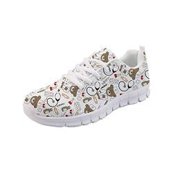 Showudesigns Damen Laufschuhe Trainer Turnschuh Sports Sneaker Krankenschwester Schuhe Bear Nurse von Showudesigns