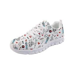 Showudesigns Nurse Damen Sportschuhe Laufschuhe Turnschuhe Sneakers Fitness Krankenschwester Schuhe von Showudesigns