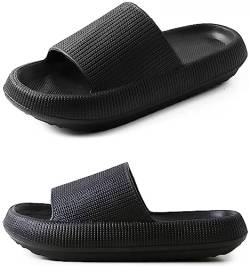 Pummy Original, Pummy Slippers Original, Women's Pummy Slippers, Cozislides Original Cloud Shoes Soft Non-Slip (Black, adult, numeric_36, numeric_range, eu_footwear_size_system, numeric_37, wide) von SiQiYu