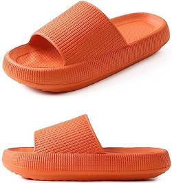 Pummy Original, Pummy Slippers Original, Women's Pummy Slippers, Cozislides Original Cloud Shoes Soft Non-Slip (Orange, adult, numeric_40, numeric_range, eu_footwear_size_system, numeric_41, wide) von SiQiYu