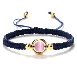 Armband Armreif Schmuck Herren Frauen Bracelets Bracelet Jewellery Perlen Geflochtenes Armband Für Frauen Roter Faden Schnur Armband Männer Handgemachtes Seil Armreif Marinegoldfarbe von SiVaji