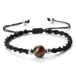 Armband Armreif Schmuck Herren Frauen Bracelets Bracelet Jewellery Seil Geflochtene Armbänder Perlen Gewebt Handgemacht Verstellbarer Knoten Armreifen Gebet Tibetisch-Buddhistischer Stil03 von SiVaji