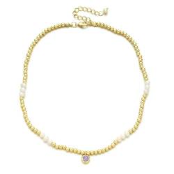 Halskette Ketten Schmuck Herren Frauen Anhänger Necklace Anhänger Halskette Handgemachte Perle Frauen Hochzeit Sl1281 von SiVaji