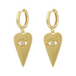 Ohrringe Ohrstecker Damen Schmuck Earrings Wassertropfen Kleine Creolen Ohrringe Frauen Ohrringe Gold von SiVaji