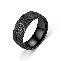 Ring Ringe Damen Bijouterie Herren Basketball Männer Ringe Abrazine Sport Paar Frauen Finger Ring 9 C von SiVaji