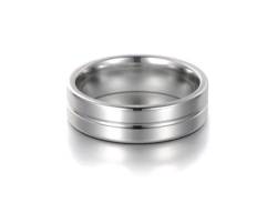 Ring Ringe Damen Bijouterie Herren Ring Für Frauen Männer Einfaches Paar Ehering Drop 10 Stahl von SiVaji