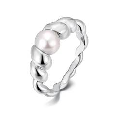 Ring Ringe Damen Bijouterie Herren Vintage Eheringe Für Frauen Geometrische Spirale Party 9 R23069P von SiVaji