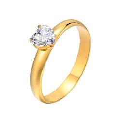 SiVaji Ring Ringe Damen Bijouterie Herren 3Mm Verlobungsring Minimalisti Herzring Frauen Usringsize08 R-663Gw von SiVaji