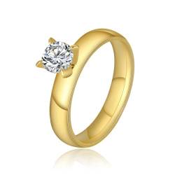 SiVaji Ring Ringe Damen Bijouterie Herren Ringe Hochzeit Verlobungsring Für Frauen 8 Gold von SiVaji