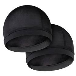 Sibba Seidige Wellenkappen für Herren, elastisches Band Durags Strümpfkappen für 360 540 720, Wellen weich atmungsaktiv Duschhaube Badezubehör Unisex Erwachsene Kinder Skullies Beanies von Sibba