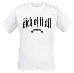 Sick Of It All Pete T-Shirt weiß XL von Sick Of It All