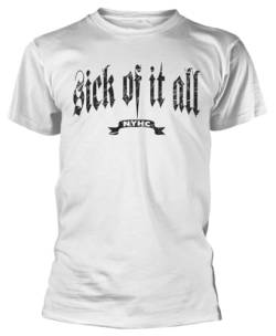 Sick Of It All T-Shirt "Pete" (weiß), weiß, M von Sick Of It All