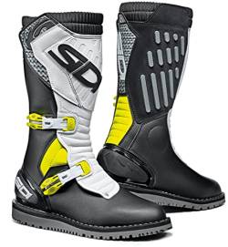 Sidi Trial Boot Zero 2 Trials Boots 44 EU Black Yellow White von Sidi