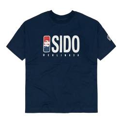 T-Shirt - Goldjunge Label - blau - XL von Sido