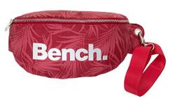 Hüfttasche Damen Mädchen Bauchtasche Bench Hip Bag Glam Wimmerl Crossbag Gürteltasche Outdoor 64168 Auswahl + Schlüsselmäppchen (Red Palm 0300) von Sieber