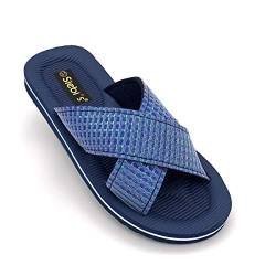 Siebi's Badeschuhe Mainau mit Kreuzbandeau - fällt klein aus - eher eine Nummer größer wählen (Navy, Numeric_42) von Siebi's