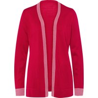 Sieh an! Damen Cardigan rot-weiß von Sieh an!